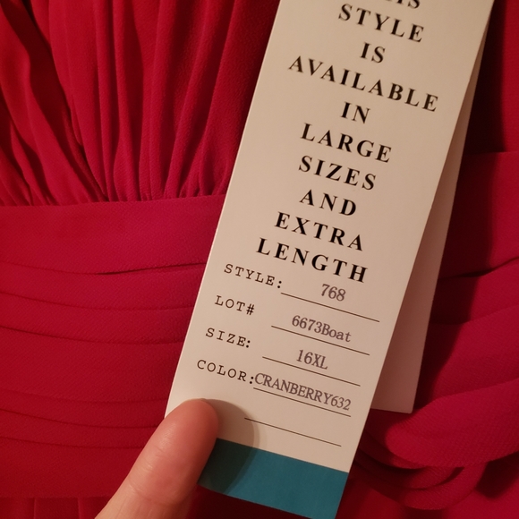 Red Bridesmaid Dress - Picture 12 of 16